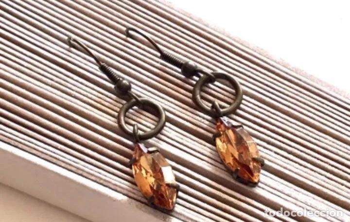 Joyeria: PENDIENTES CON CRISTAL OVAL FUM&Eacute; - Foto 3