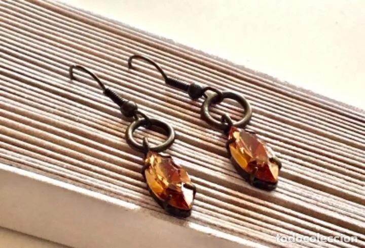 Joyeria: PENDIENTES CON CRISTAL OVAL FUM&Eacute; - Foto 4