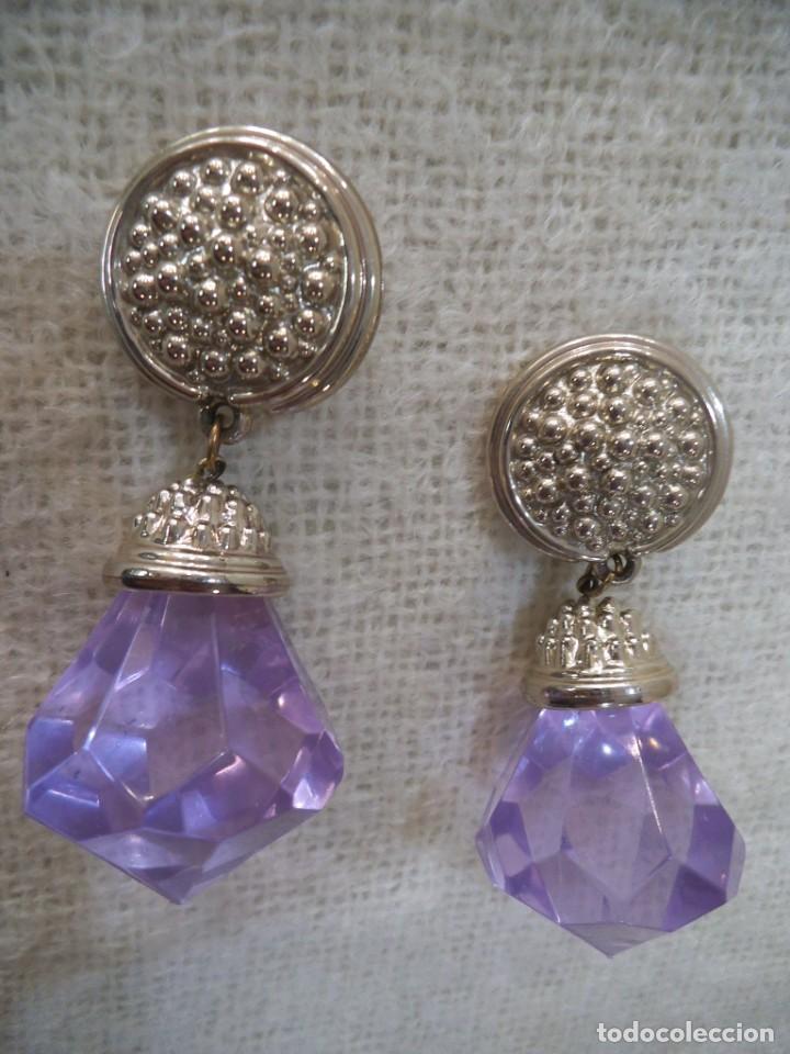 Joyeria: PENDIENTES ( LAGRIM&Oacute;N - PRISMA - LILA ) - Foto 1