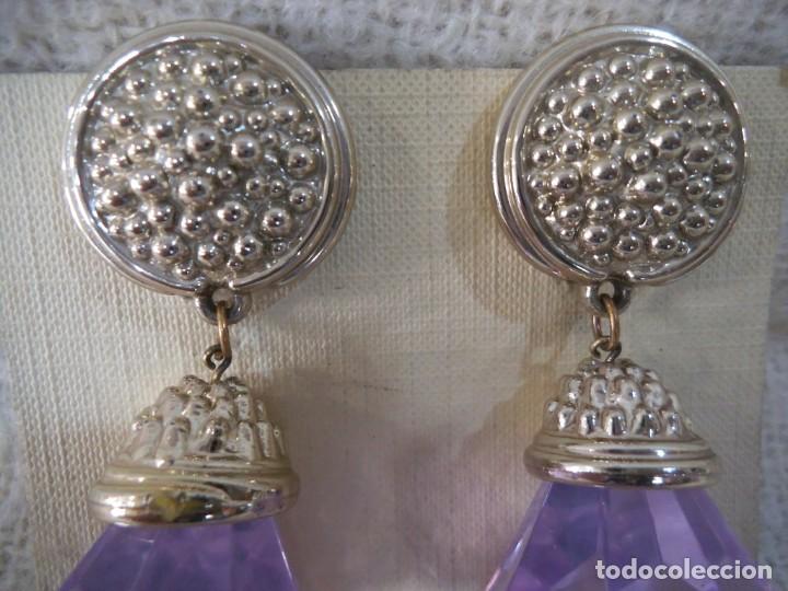 Joyeria: PENDIENTES ( LAGRIM&Oacute;N - PRISMA - LILA ) - Foto 3