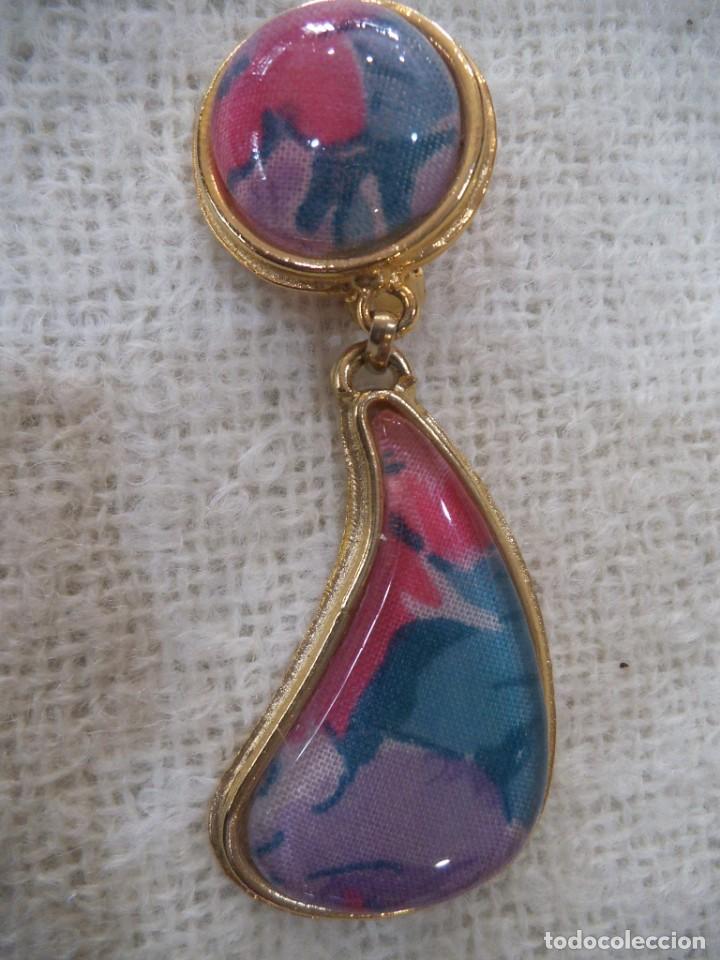 Joyeria: PENDIENTES - ESMALTE ( FUXIA-TURQUESA ) - Foto 3