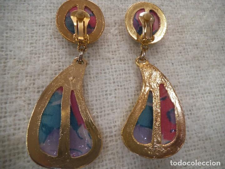 Joyeria: PENDIENTES - ESMALTE ( FUXIA-TURQUESA ) - Foto 4