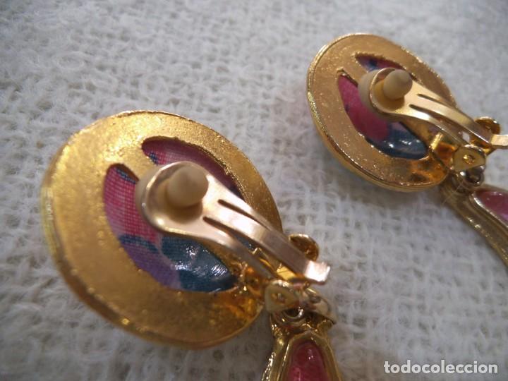 Joyeria: PENDIENTES - ESMALTE ( FUXIA-TURQUESA ) - Foto 7