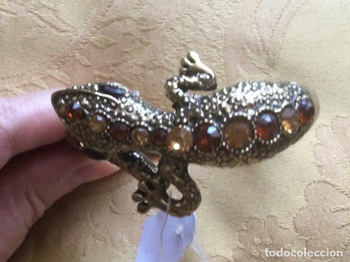 Joyeria: PULSERA BRAZALETE VINTAGE CON FORMA DE LAGARTO