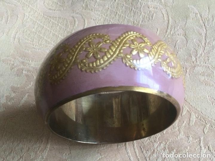 Joyeria: PULSERA INDIA DE LAT&Oacute;N Y PASTA - Foto 1