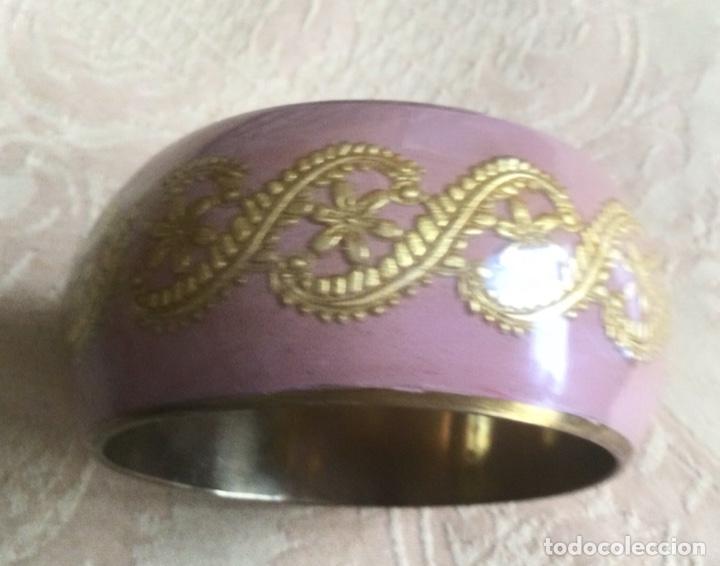 Joyeria: PULSERA INDIA DE LAT&Oacute;N Y PASTA - Foto 5