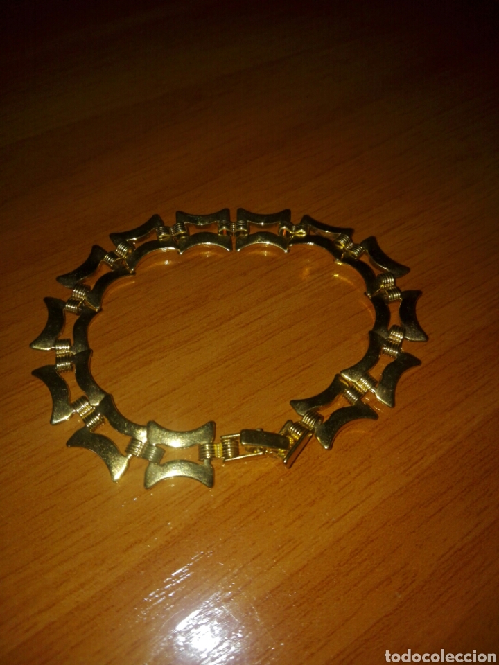Joyeria: Pulsera bisuter&iacute;a fina a&ntilde;os 80 chapado 9k