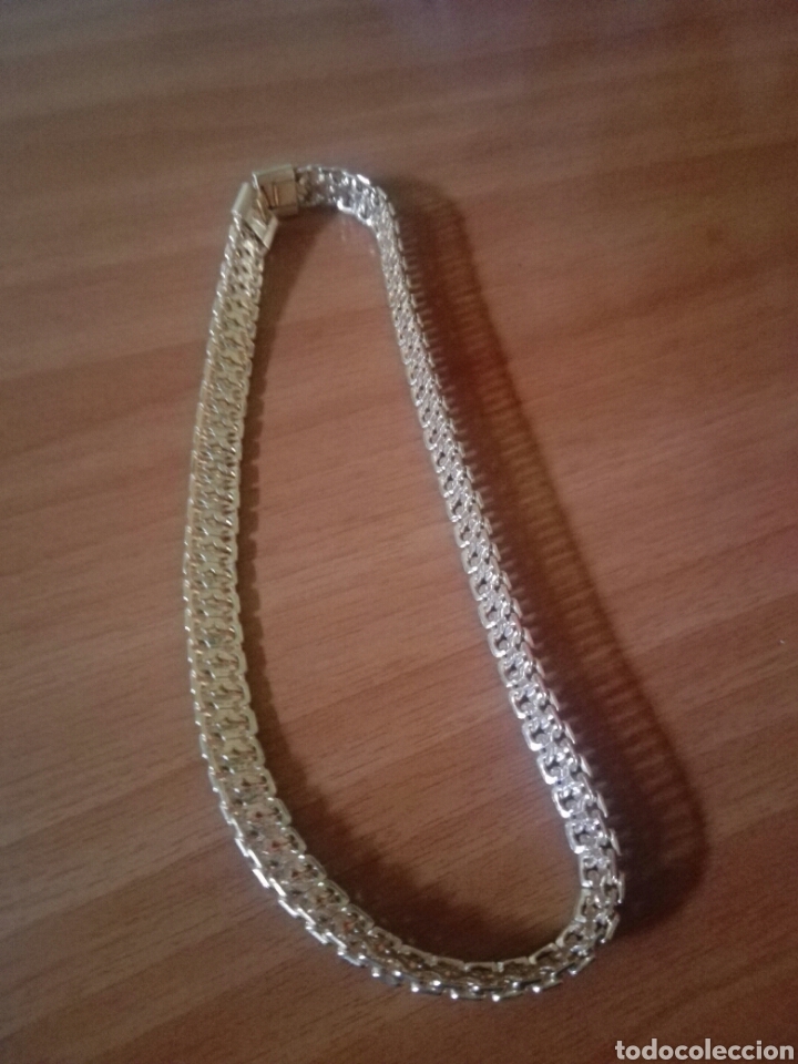 Joyeria: Gargantilla collar chapado en oro 9k a&ntilde;os 80 bisuteria