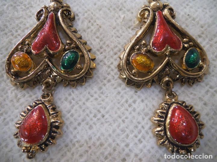 Joyeria: PENDIENTES ESMALTE ( ISABELINOS - CORAZ&Oacute;N ) - Foto 4