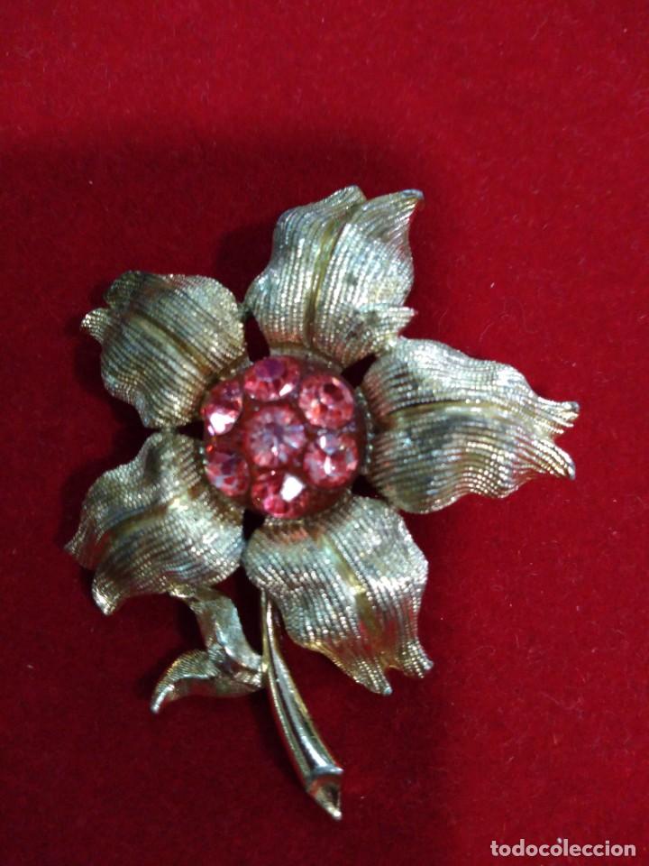 Joyeria: Broche flor vintage en Fantas&iacute;a. REF-517
