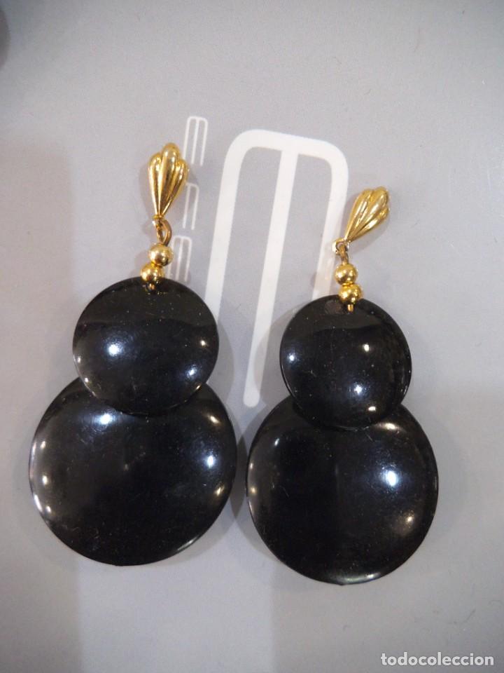 Joyeria: COLLAR Y PENDIENTES ( NEGRO ) PASTILLAS - Foto 4