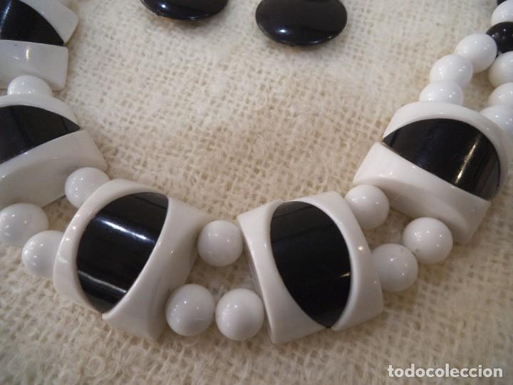 Joyeria: COLLAR Y PENDIENTES ( BLANCO - NEGRO ) - Foto 2