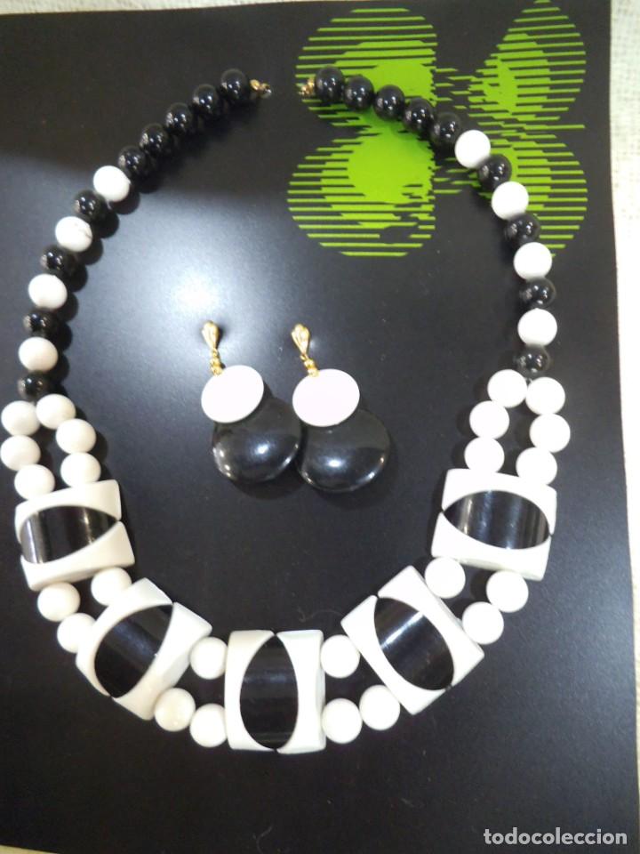 Joyeria: COLLAR Y PENDIENTES ( BLANCO - NEGRO ) - Foto 5