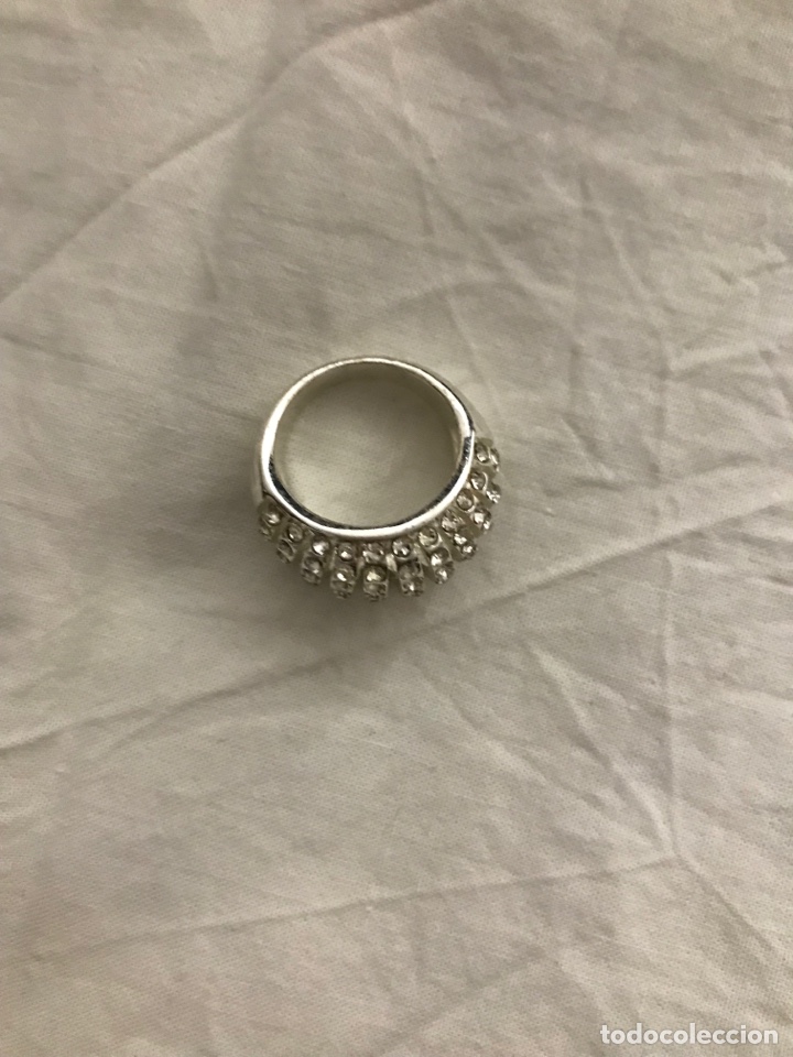 Joyeria: Anillo de filigrana rodio con circonitas. - Foto 2