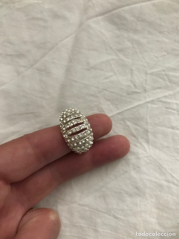 Joyeria: Anillo de filigrana rodio con circonitas. - Foto 3