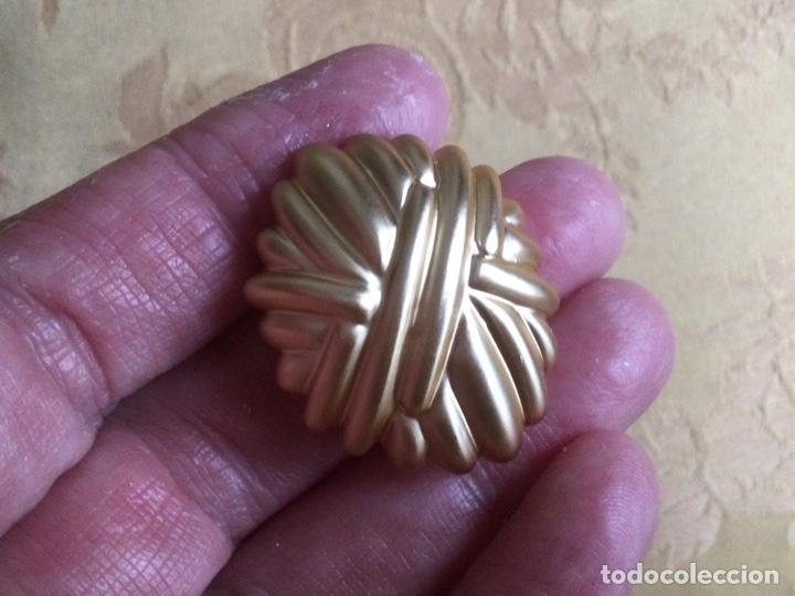 Joyeria: PENDIENTES PASTA A&Ntilde;OS 80 DORADO MATE - Foto 2