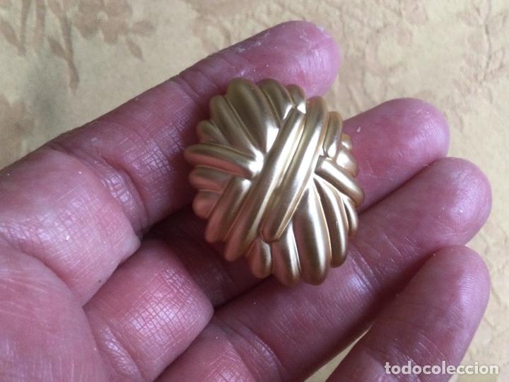 Joyeria: PENDIENTES PASTA A&Ntilde;OS 80 DORADO MATE - Foto 3