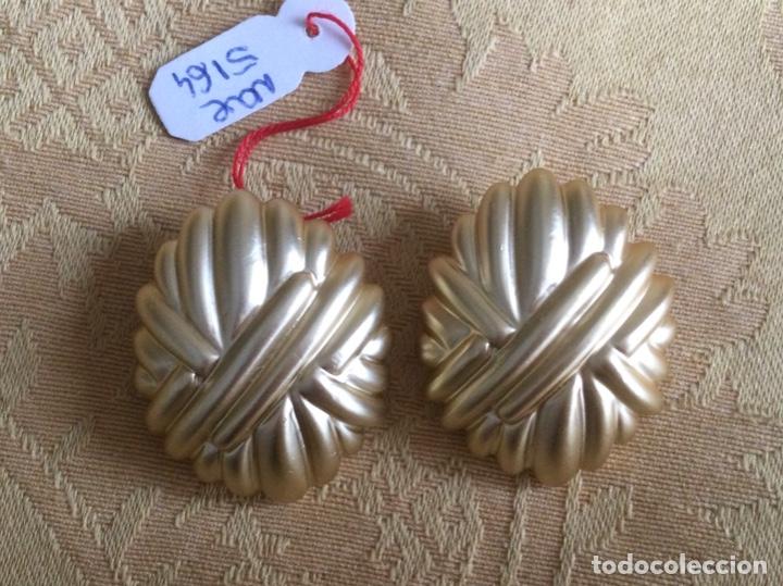 Joyeria: PENDIENTES PASTA A&Ntilde;OS 80 DORADO MATE - Foto 4