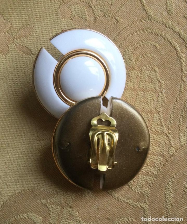 Joyeria: PENDIENTES VINTAGE DE PASTA COLOR BLANCO - Foto 3