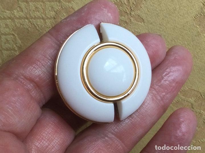 Joyeria: PENDIENTES VINTAGE DE PASTA COLOR BLANCO - Foto 4
