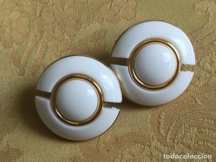 Joyeria: PENDIENTES VINTAGE DE PASTA COLOR BLANCO - Foto 5