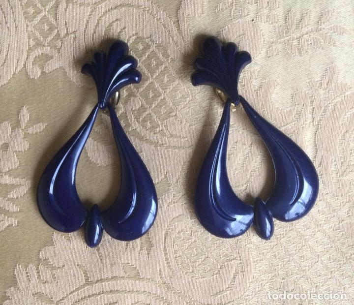 Joyeria: PENDIENTES VINTAGE, AZUL MARINO - Foto 1
