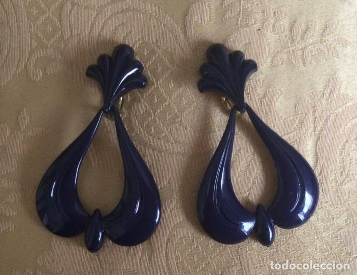 Joyeria: PENDIENTES VINTAGE, AZUL MARINO - Foto 3