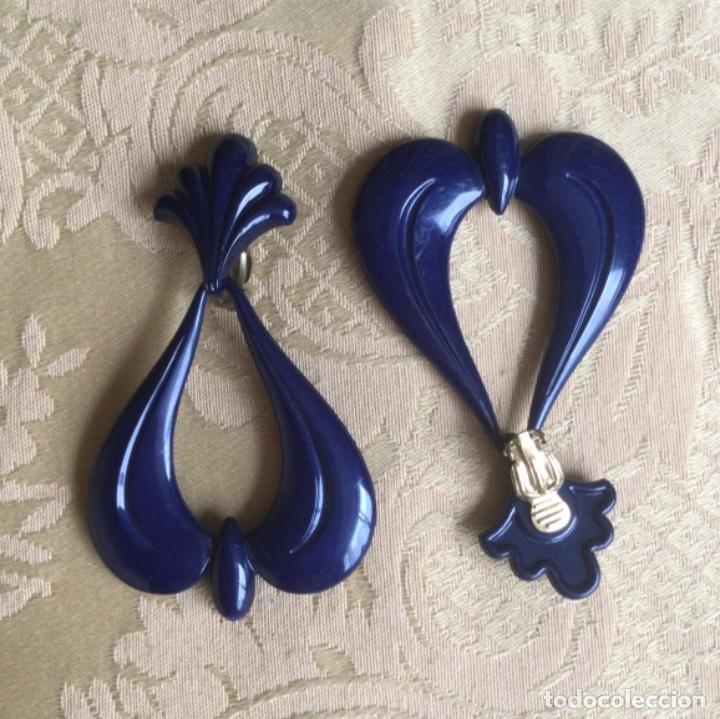 Joyeria: PENDIENTES VINTAGE, AZUL MARINO - Foto 5