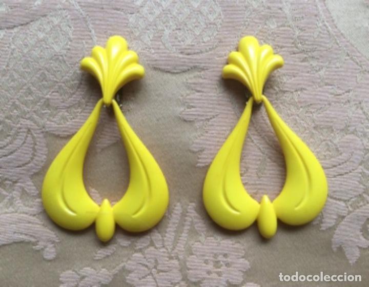 Joyeria: PENDIENTES VINTAGE AMARILLOS - Foto 4