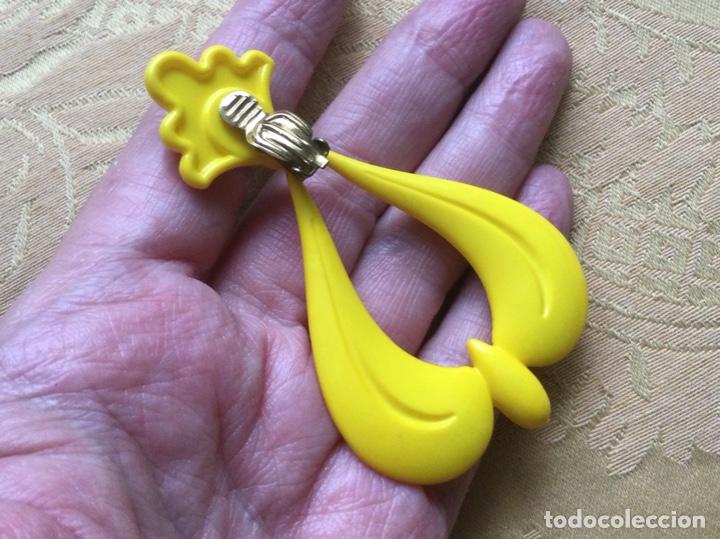 Joyeria: PENDIENTES VINTAGE AMARILLOS - Foto 7