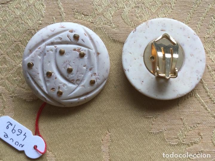 Joyeria: PENDIENTES VINTAGE DE PASTA A&Ntilde;O 80 - Foto 3