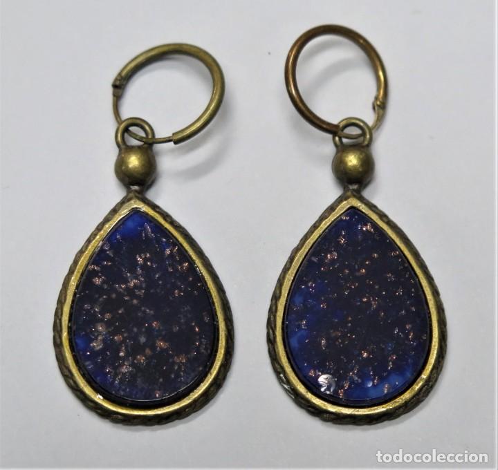 Joyeria: PENDIENTES. LAPISLAZULI. BABYLONE. PARIS - Foto 1