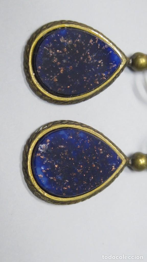 Joyeria: PENDIENTES. LAPISLAZULI. BABYLONE. PARIS - Foto 2
