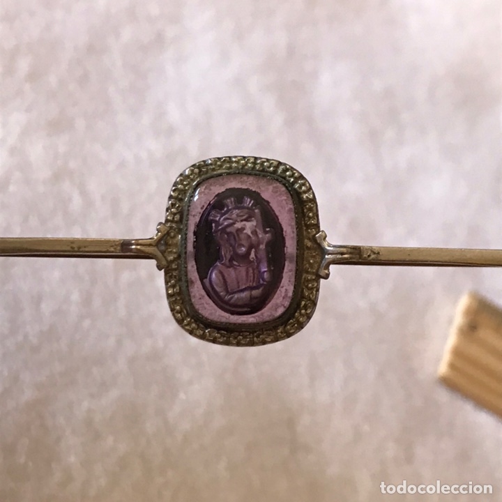 Joyeria: SEMANA SANTA SEVILLA - ANTIGUO BROCHE ALFILER DE JES&Uacute;S DEL GRAN PODER - Foto 13
