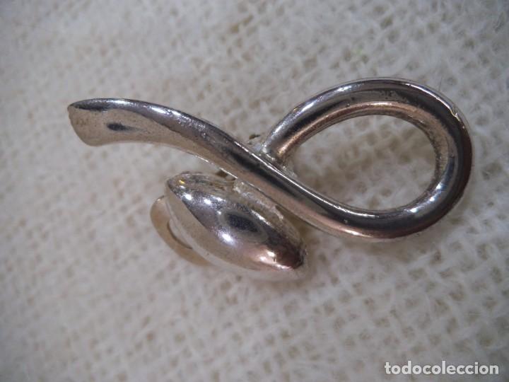 Joyeria: PENDIENTES ( NUDO - PLATEADO ) OVALO - Foto 3