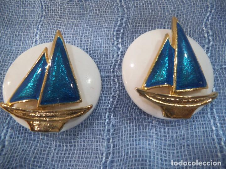 Joyeria: PENDIENTES - N&Aacute;UTICOS ( BARCO AZUL ) - Foto 1