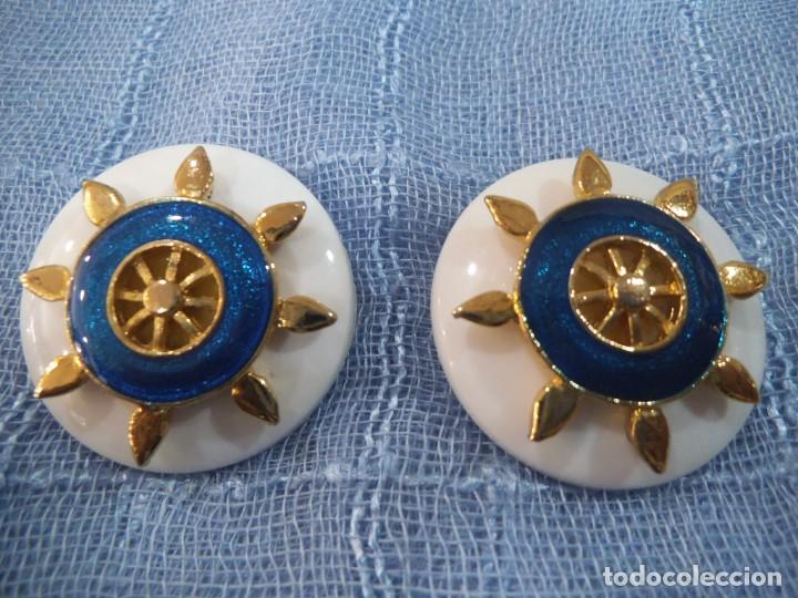 Joyeria: PENDIENTES - N&Aacute;UTICOS ( TIM&Oacute;N AZUL ) - Foto 1