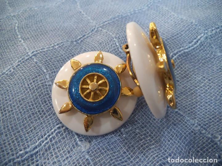 Joyeria: PENDIENTES - N&Aacute;UTICOS ( TIM&Oacute;N AZUL ) - Foto 3