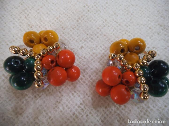 Joyeria: PENDIENTES ( BOLAS - MADERA - COLORES ) - Foto 2