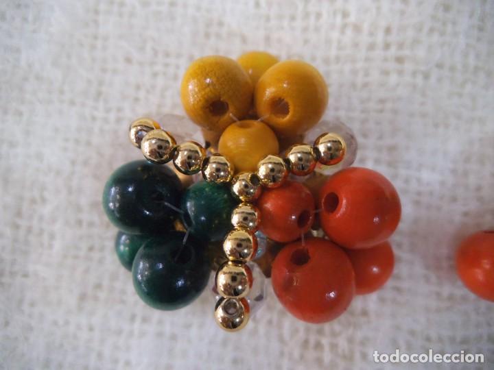 Joyeria: PENDIENTES ( BOLAS - MADERA - COLORES ) - Foto 3
