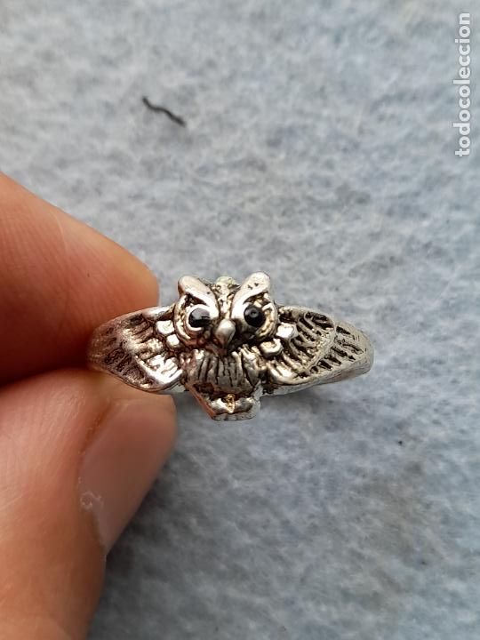 Joyeria: Lote de 10 anillos con buho alado - Foto 2