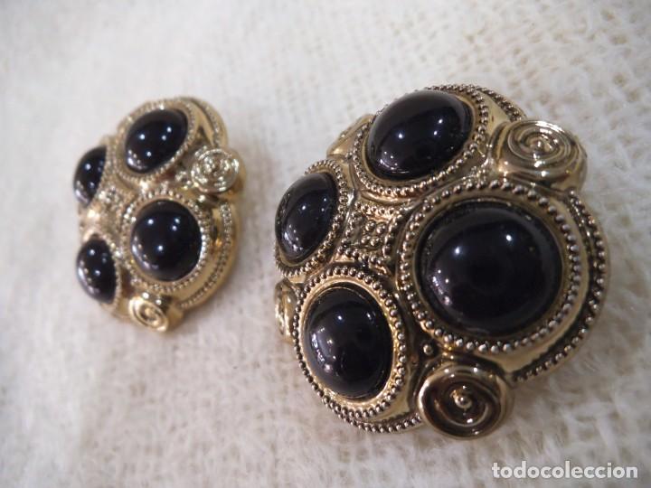 Joyeria: PENDIENTES ( ROSET&Oacute;N - ISABELINO ) NEGRO - Foto 4
