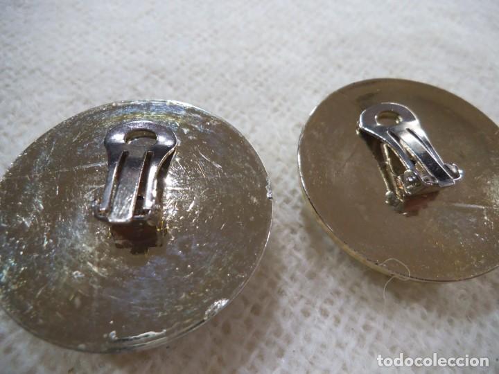Joyeria: PENDIENTES ( ROSET&Oacute;N - PISTACHO ) DORADO - Foto 4