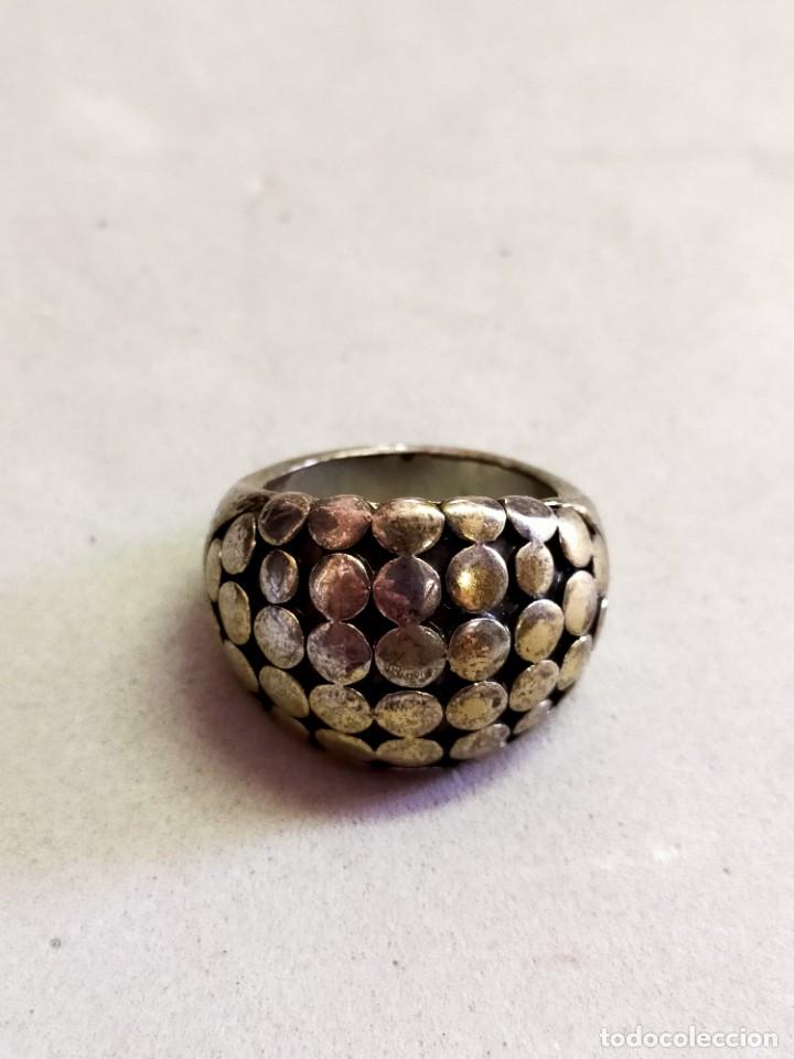 Joyeria: SORTIJA O ANILLO DE METAL PLATEADO