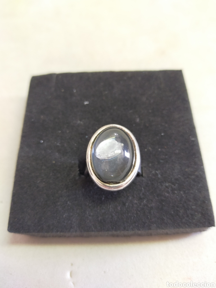 Joyeria: SORTIJA O ANILLO DE METAL Y CRISTAL. - Foto 3