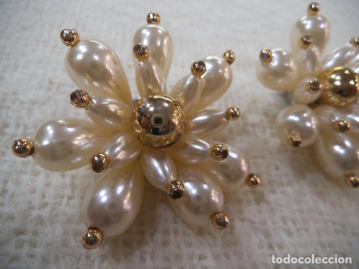 Joyeria: PENDIENTES ( ROSET&Oacute;N - FLOR - PERLA ) - Foto 2