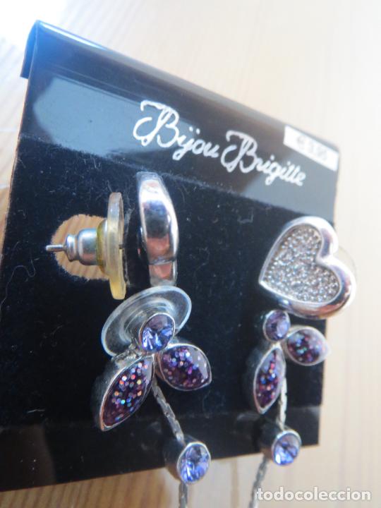 Joyeria: PENDIENTES DOBLE CORAZON BIJOU BRIGITTE NUEVOS - Foto 2