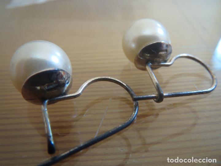 Joyeria: PENDIENTE PERLA FALSA EN PLATA - Foto 2