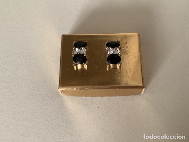 Joyeria: Pendientes piedras azules de bisuter&iacute;a - Foto 1