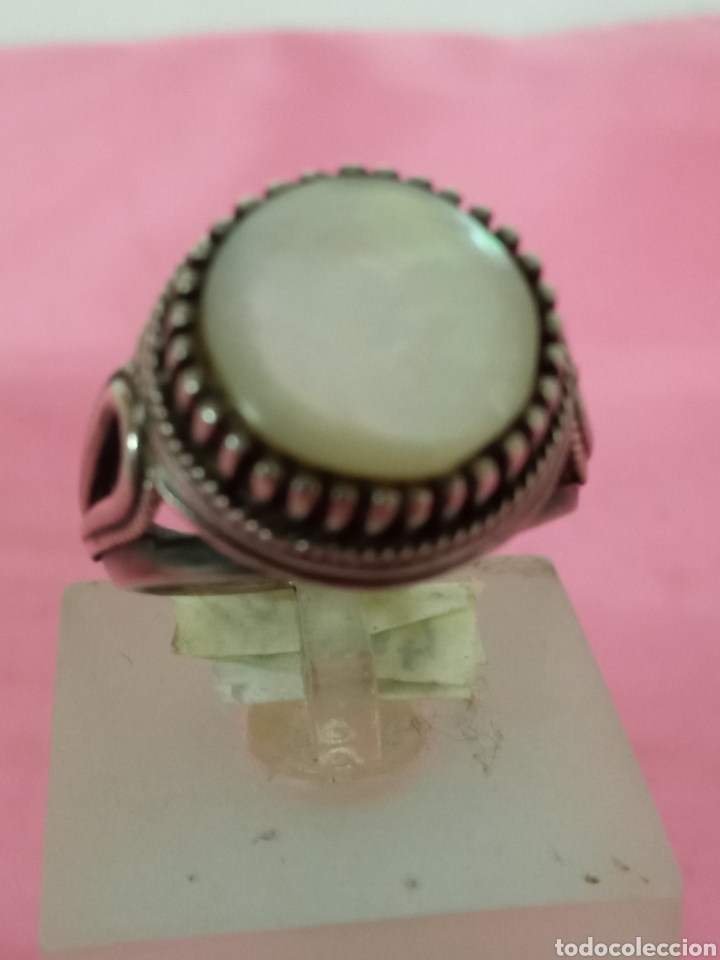 Joyeria: sortija plata y nacar + - Foto 1